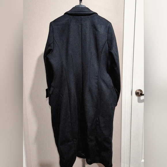 NWT Express Faux Wool Novelty Button Fitted Coat Size XL - Picture 4 of 16